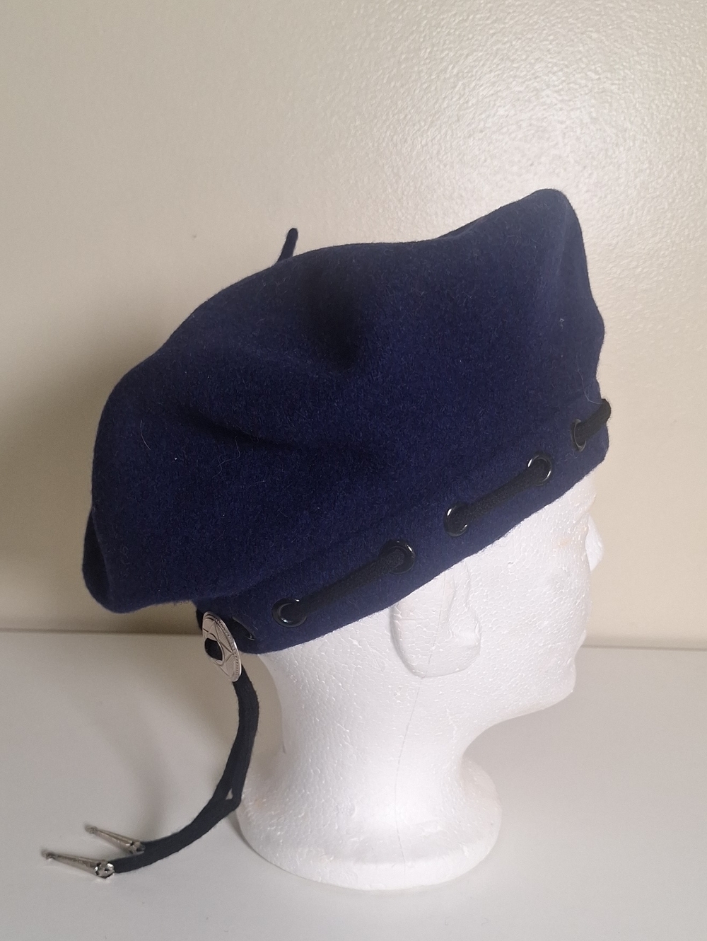 Parkhurst Cobalt Blue 100% Wool Vintage Baret